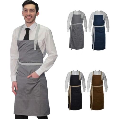 Paravanti pastry work apron restaurant vineria men split lounge food