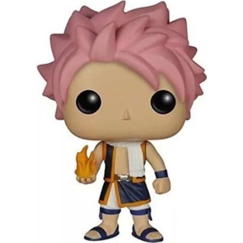 Funko Pop10cm Anime FAIRY TAIL NATSU #67 Vinyl Action Figure Dolls Toys Gajeel Action Figures Model Figurines For Boys Gift