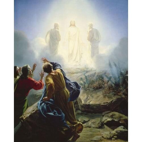 GOOD ART -Christian Jesus Christ decor art - Carl Heinrich Bloch Transfiguration of Jesus print art painting on canvas