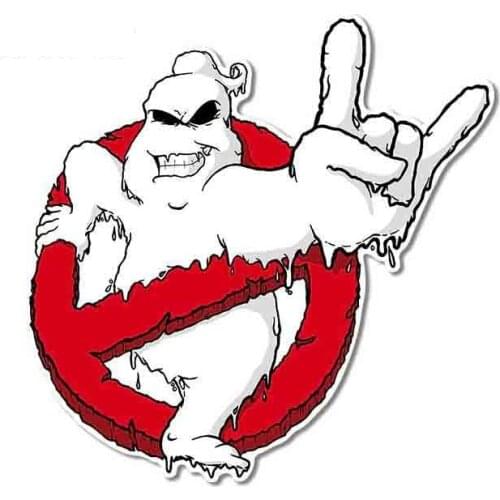 Interesting Ghostbusters Car Stickers and Decals Anime Vinyl Car Wrap Sticker Waterproof Scratch-Proof Decor