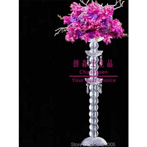 Exquisite Flower Vase Flower Stand Wedding Table Centerpiece Wedding Road Lead Home Decor,Acrylic Flower Stands