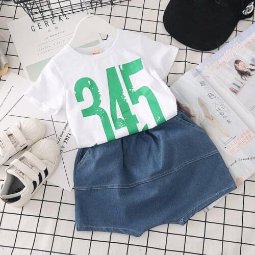 MERI AMMI 2pcs Clothing Outfit Set Baby Boy Girl Suit CartoonTop+Loose Shorts For 2-7 Year Children