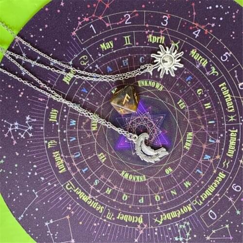 Round Pendulum Divination Tablecloth Tarots Card Pad Runes Altar Table Cloth Constellation Magic Board Game Pad E56D