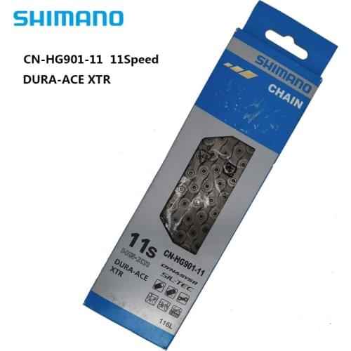 Shimano Original CN-HG901-11 Bicycle Chain Mountain Bike Riding DURA ACE XTR 11 Speed Bicycle Accessories