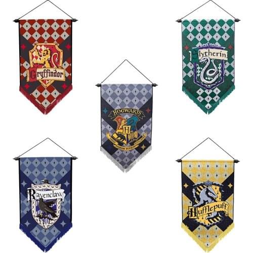Retro Four College Banner Flag X Hanging Wall Poster Party Bar School Home Decoration Banner Kids Gifts