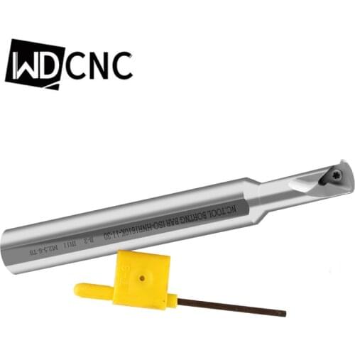 1PC HNR1005K HNR1006K HNR1007K HNR1208K Carbide Inserts 06 11IR Internal Thread Boring Bar Turning Tool Holder CNC Lathe Cutter