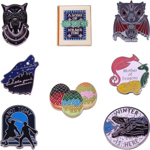 Quote enamel pin funny collection