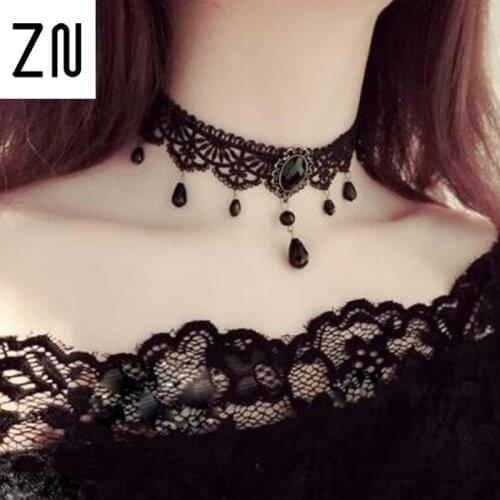 Женские бархатные чокеры ZN China At AliExpress