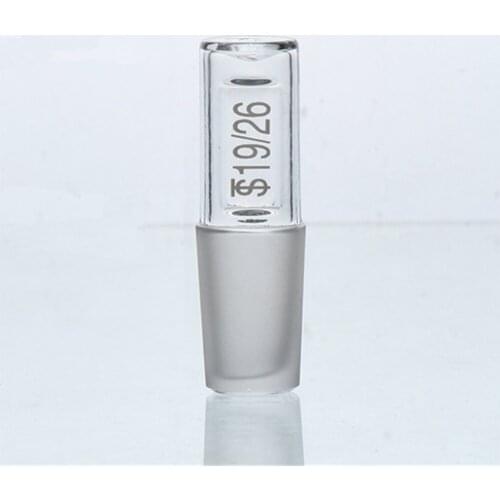 1pc 19/26 Male Hollow Ground Glass Stopper standard ground stopper,glass joint sealing stopper air plug