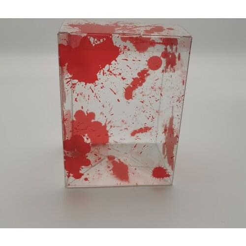 1pcs Blood Ver. Funko Pop PVC Transparent Protector Box Figure Toys
