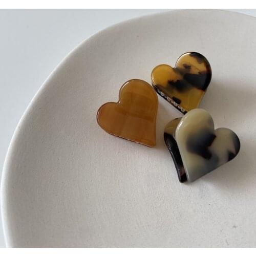 1Pc Small Acetic Acid Beige Brown Hair Claws Accessories Mini Headwear Hair Claws Clip Elegant Hairpins For Women Girls