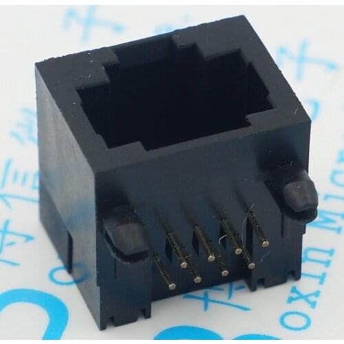 10pcs/Connectors RJ45 56 Plastic No belt lamp 8 Pin RJ45 Network socket Network interface