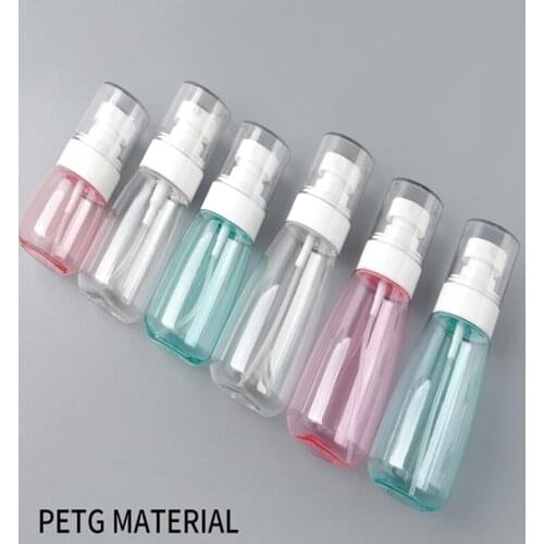 100pcs/lot 30ml 60ml 80ml 100ml Fine Mist Spray Bottle Empty Plastic Sprayer Bottle Refillable Travel Perfume Water Bottle
