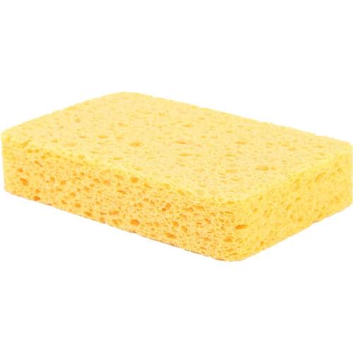3Pcs Yellow Soft Dish Bowl Washing Sponge Tableware Cleaning Cloth Kitchen Utensil Accessory Cellulose Dishwashing Sponge Eraser