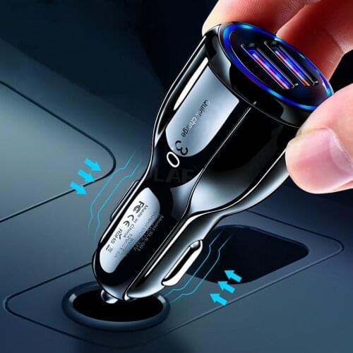 3.1A Car Charger Quick Charge Dual USB Fast Charging For Toyota Corolla RAV4 Camry Prado Avensis Yaris Hilux Prius Land Cruiser