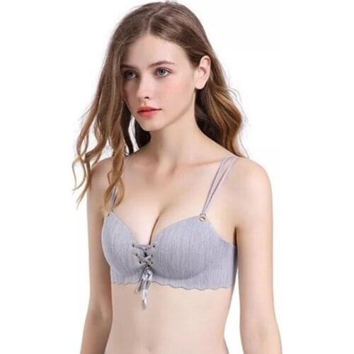 Super Push Up Bras Sexy Seamless Womens Underwear Wire Free Female Bralette Beauty Back Lingerie Ladies Brassiere