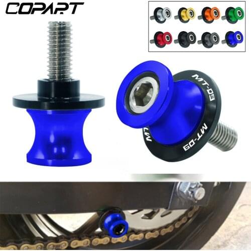 For YAMAHA MT09 FZ09 FJ-09 MT-09 TRACER 2014-2020 Motorcycle Swingarm Spools Slider Rear Swing Arm Cover Stand Screws Paddock