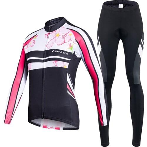 Cycling Jersey Women MTB Cycling Clothing Pro Team Long Sleeve Breathable Bicycle Wear Factory Direct Sales Maillot Ciclismo Bike Wear Realtoo