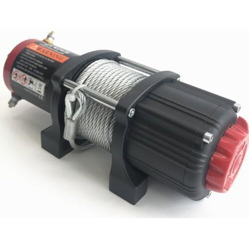 12v 4500lb electric winch remote control set heavy duty ATV trailer high strength steel electric winch