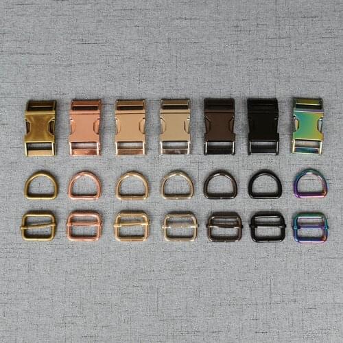 50 Sets 15mm 20mm 25mm 32mm LOGO Metal Clip Swivel Accessory 7 Colours Provide Laser Engraving Service Customize