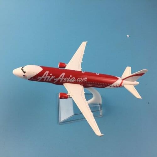JASON TUTU Plane Model Airplane Model 16cm Air Asia Airbus A330 Aircraft Model 1:400 Diecast Metal Airplanes Plane Toy Gift