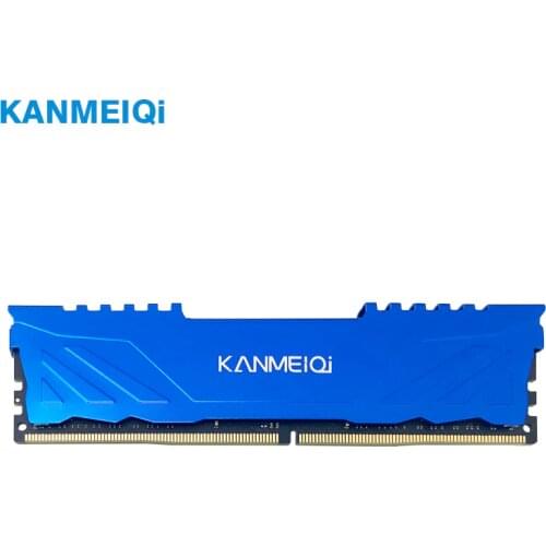 Kanmeiqi DDR4 4GB 8GB ram 16GB 2133mhz 2400/2666mhz desktop memory with heat sink DIMM 1.2V 288pin Support all motherboards DDR4