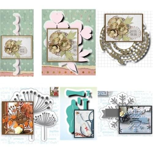New Flower snowflake lace edge metal Cutting Dies Stencils DIY Scrapbooking Paper/photo Cards Embossing Dies