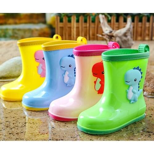 Toddler Girl Rainboots Classic Waterproof Childrens Shoes Kids Rain Boots Pvc Rubber Boots Kids Baby Water Shoes Boy Rain Boots