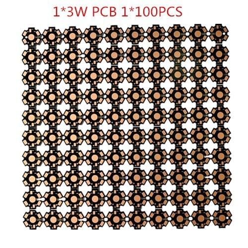 200pcs 1W 3W 5W Heat Sink LED Aluminum Base Plate PCB Board Substrate 20mm Star Kit DIY Cooling Heatsink 20 mm for 1 3 5 W Watt