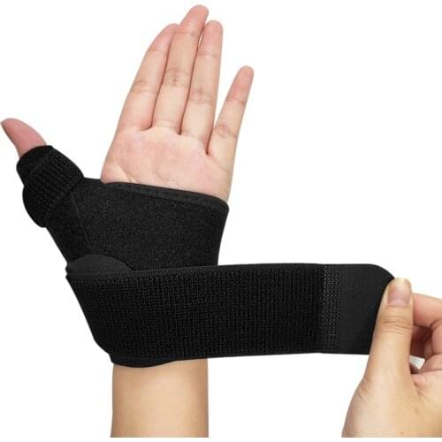 Adjustable Sport Wrist Thumb Support soft breathable Sprains Protector Pain Relief Thumb Wrist Stabilizer Immobilizer