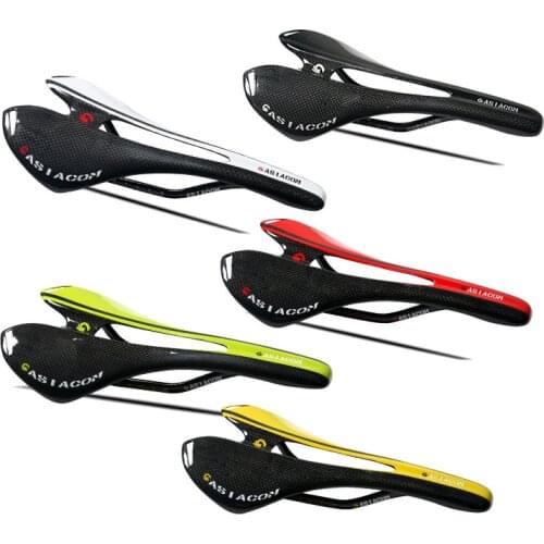 Mountain Bike Saddle Full Carbon Fiber Hollow Seat Cushion Mountain Bike Saddle 3K Riding Equipment Road Bike Seat Cushion
