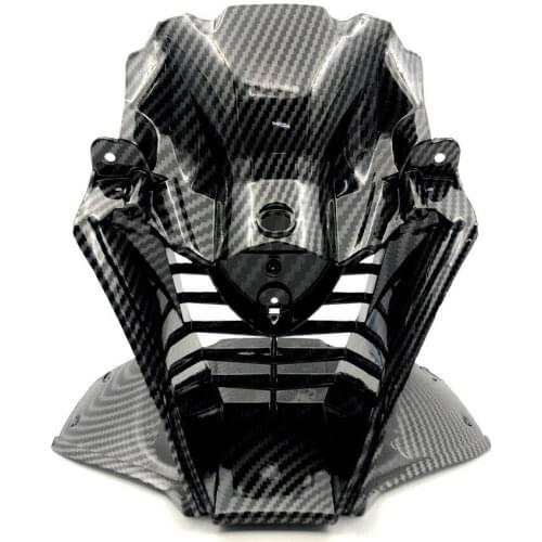 Middle Front Upper Nose Fairing Cowl For YAMAHA YZF R6 2006 2007 Carbon Fiber Color