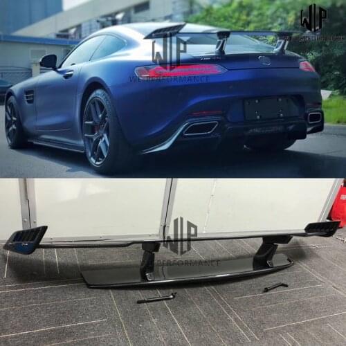 AMG GT R Style High Quality Carbon Fiber Rear Spoiler Wings Car Styling For Mercedes-Benz AMG GT R Style Car Body Kit
