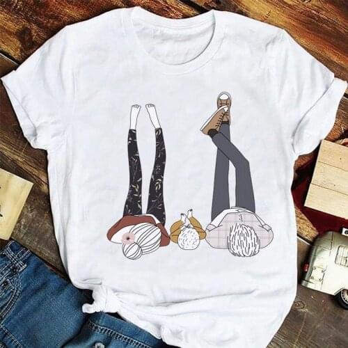 Women Fashion Love Family Lovely Sweet Mother Mom Mama Cartoon Tshirts Clothes Stylish T Top Lady Print Sweet Tee T-Shirt