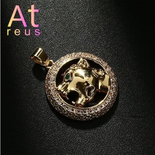 Gold Color Copper White Cubic Zirconia Color Crystal Round Oval Hollow Lips Pendant For Women Hip Hop Jewley Customized Name