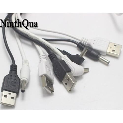 1pcs USB 2.0 to 3.5*1.35mm Male DC powe Plug Female jack Charging Connector for Table lamp beauty instrument small speaker