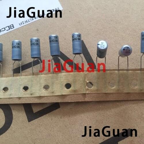 10PCS NEW VISHAY BC 036 KO 47UF 35V 47UF/35V water blue silver aluminum shell audio PH 036 35V47UF KO036 35V 47UF