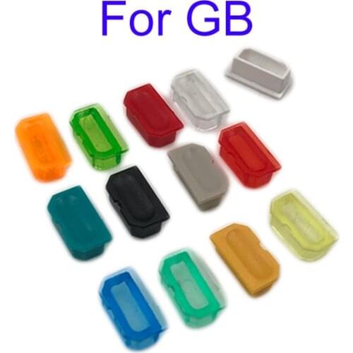 200pcs Multicolor Dust Cover For Game Boy GB game Console Shell Dust Plug Plastic Button For DMG 001