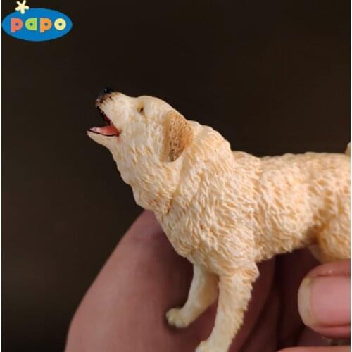 2020Papo Canis Lupus Familiaris Simulation Animal Model Children Toys