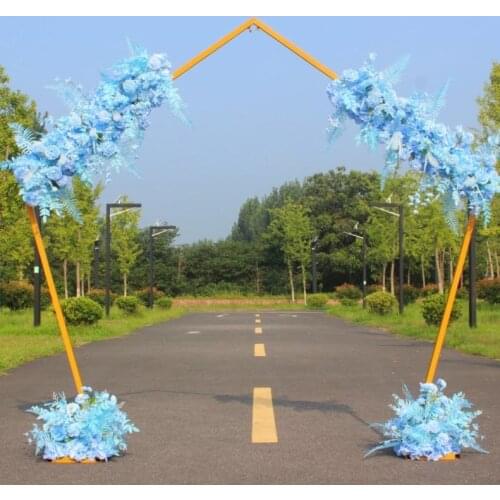 21New Wrought Iron Wedding Mariage Round Backdrop Arch Stand Birthday Party DIY Decor Stage Circle Arch Outdoor Background Frame