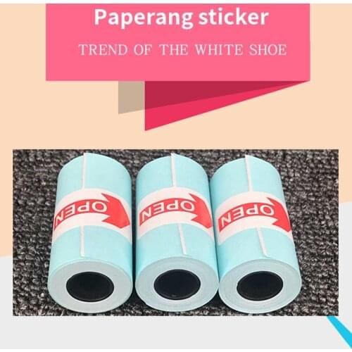 3pcs White 57x30mm Thermal Printing Paper Sticker For Phone Thermal Printer In Stock