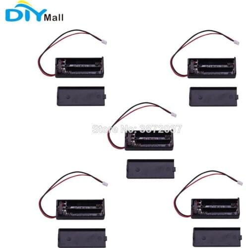 5pcs/lot Battery Holder Case Cover Box Shell 3V PH2.0 Interface for Micro:bit Microbit 2pcs AAA Battery