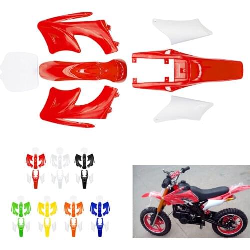 7 Pieces High Strength Plastic Fender Fairing Boday Kits For Chinese 2 Stroke 47cc 49cc Apollo Orion Mini Dirt Bike