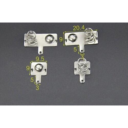 9*9.5/24.5MM AAA Battery Box Bipolar Battery Sheet Spring Contact 100set