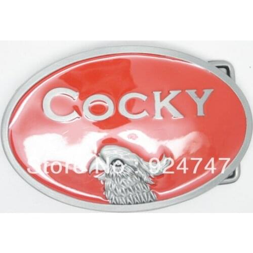 Cocky Funny Belt Buckle