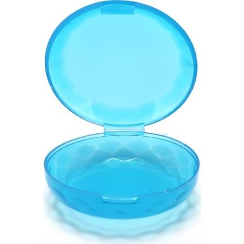 Colorful Round Carrying Pills Organize Box Jewelry Case Round Mini Earrings Ring Necklace Storage Box Case Home Accessory