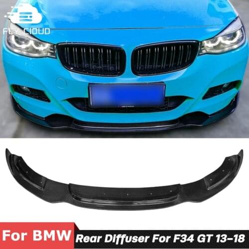 Carbon Fiber Material Front Shovel Chin Bumper Lip For BMW 3 Series F34 GT Sport Car Refitting 2013-2018