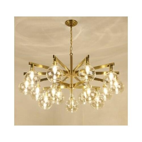 Nordic living room chandelier post modern minimalist atmosphere home restaurant lamp creative personality bedroom led chandelier