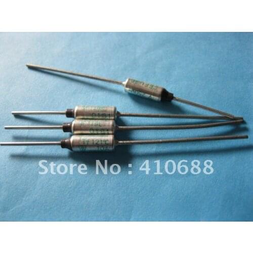 Microtemp Thermal Fuse 121C TF Cut-off 250V 10A Diameter 4.2mm Hot Sale HIGH Quality 100 Pcs Per Lot