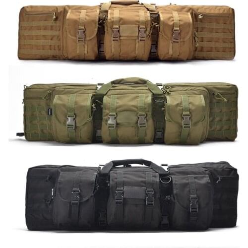 Multifunctional CS Gun Bag Accessories Fishing Gear Bag Double-layer Real Combat Gun General M4 Gun Bag Wear-resistant